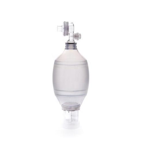 PALLONE RIANIMATORE (Ragazzi) IN SILICONE AUTOCLAVABILE (a 121°C) CON VALVOLA SOVRAPPRESSIONE - VOLUME DI VENTILAZIONE DI 550 ml - LIMITATORE DI SOVRAPPRESSIONE A 40 cm H2O - LATEX FREE