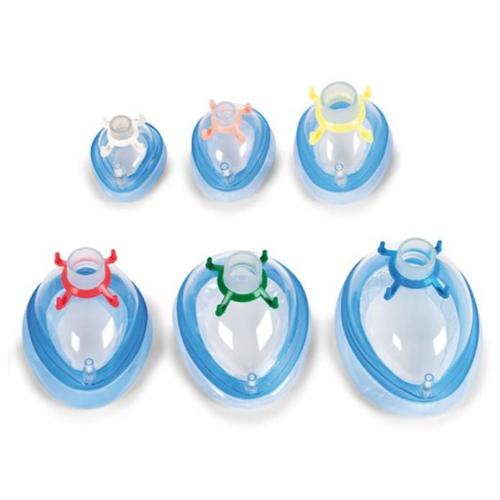 MASCHERA MONOUSO AIR CUSHION  (Misura 1) IN PVC TRASPARENTE PER PALLONI RIANIMATORI - NON AUTOCLAVABILE