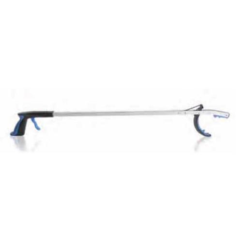 PINZA PRENSILE (74 cm) IN ALLUMINIO ANODIZZATO - TESTA DOTATA DI ESTREMITA' SEGHETTATA - UTILE PER AFFERRARE OGGETTI DI PICCOLE DIMENSIONI