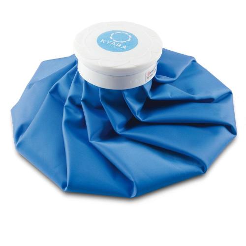 BORSA PER GHIACCIO (Ø 28 cm) (Apertura 6 cm) In tessuto resistente con tappo di chiusura a vite, guarnizione di tenuta in gomma - Esterno in Nylon, interno in PVC che garantisce a lungo il mantenimento del ghiaccio.