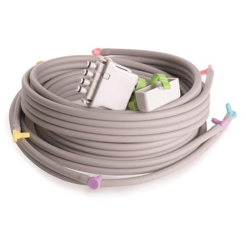TUBO SDOPPIATORE A 4 VIE PER COLLEGARE ENTRAMBI I GAMBALI O BRACCIALI CONTEMPORANEAMENTE