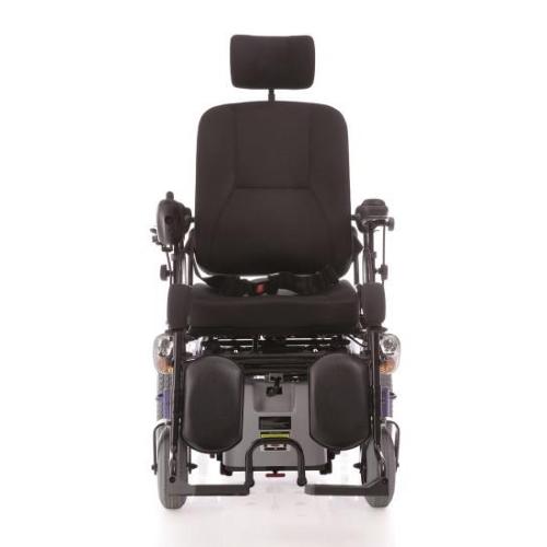 CARROZZINA ELETTRICA MULTIFUNZIONE MODELLO ARIES PRO IN ACCIAIO VERNICIATO - PORTATA MAX 136 kg - CON LUCI - SCHIENALE E SEDILE RECLINABILI ELETTRICAMENTE FINO AL RAGGIUNGIMENTO DELLA POSIZIONE LETTO 