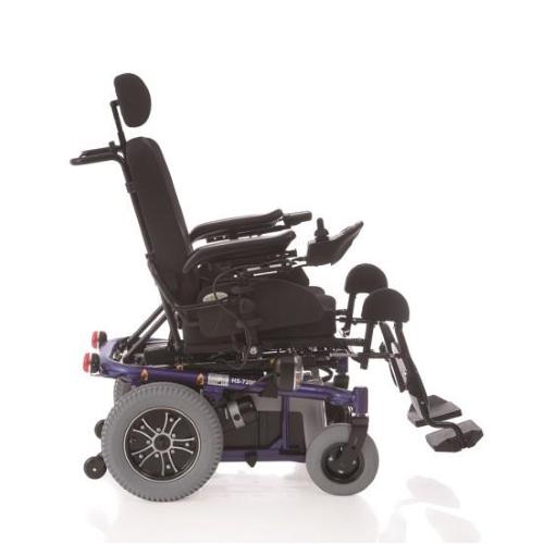 CARROZZINA ELETTRICA MULTIFUNZIONE MODELLO ARIES PRO IN ACCIAIO VERNICIATO - PORTATA MAX 136 kg - CON LUCI - SCHIENALE E SEDILE RECLINABILI ELETTRICAMENTE FINO AL RAGGIUNGIMENTO DELLA POSIZIONE LETTO 