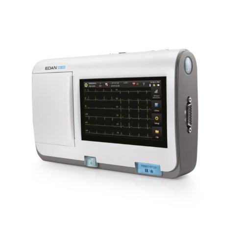 ELETTROCARDIOGRAFO A 3 CANALI (Display touch screen) - stampante termica incorporata - stampa esterna tramite porta USB - estensione memoria con USB flash disk o micro SD - memorizza fino a 500 registrazioni - peso 1 kg (batteria e carta escluse)