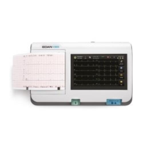 ELETTROCARDIOGRAFO A 3 CANALI (Display touch screen) - stampante termica incorporata - stampa esterna tramite porta USB - estensione memoria con USB flash disk o micro SD - memorizza fino a 500 registrazioni - peso 1 kg (batteria e carta escluse)