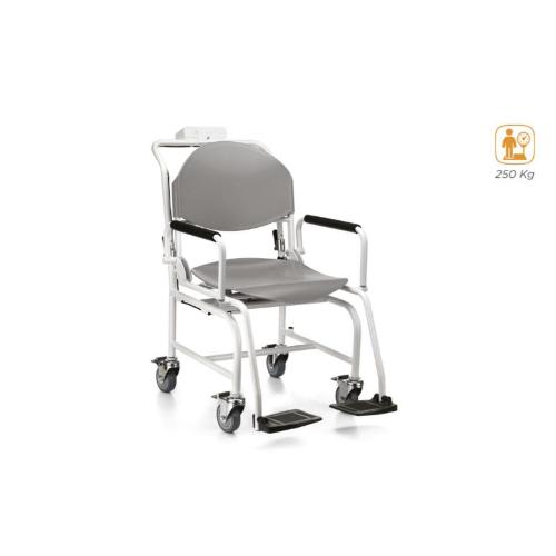 BILANCIA PESAPERSONE A SEDIA - SEDUTA 48 CM - STRUTTURA IN ACCIAIO - FUNZIONI: Tara, On, Off, 0, Invio dati, Hold, BMI (Indice di Massa Corporea), BSA (Superficie corporea) PORTA USB - SCHERMO LCD DA 1,4" 5 CIFRE - PORTATA MAX 250 KG -  USO PROFESSIONALE