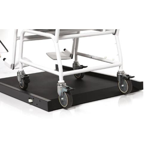 BILANCIA PESAPERSONE A PIATTAFORMA PER CARROZZINE – USO PROFESSIONALE - Portata max: 300 Kg - Struttura acciaio - LCD da 1" a 5 cifre - Tara, On, Off, 0, Invio dati, Hold, BMI - Trasferimento dati tramite USB