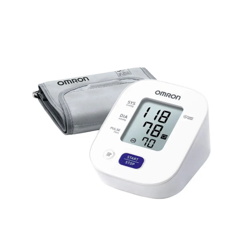 OMRON M2 è un misuratore di pressione arteriosa da braccio clinicamente validato - Intellisense per un gonfiaggio delicato e corretto - rilevamento del battito cardiaco irregolare - memorizza fino a 30 misurazioni 