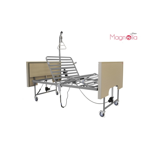 Letto degenza elettrico in legno 120 - Magnolia, portata max 185 kg.