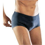 Slip Sport Uomo - Taglia XXL (130-150 cm) - Colore grigio scuro: Estremamente funzionale durante la pratica dell’attività sportiva, assicura sostegno e protezione, perfettamente aderente, permette la massima libertà di movimento senza arrotolarsi.