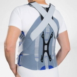 SofTec Dorso Short Bauerfeind - Taglia 1 (universale) - Colore Titan: busto ortopedico per elevata stabilizzazione del rachide toracico e lombare, versione short (<170cm).