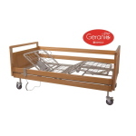 Letto degenza in legno 3 snodi, elettrico ad altezza fissa - Geranio, 3 snodi, portata max 135 kg.