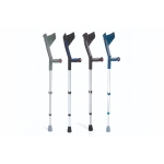 Stampelle avambraccio con impugnatura anatomica morbida - Brio, colore Blu, portata max 136 kg.
