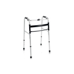Deambulatore pieghevole a 4 puntali, alluminio anodizzato, taglia L. Portata max 130 kg.