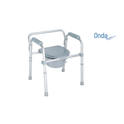 Sedia multifunzione 4 funzioni in 1 pieghevole, alluminio anodizzato, regolabile in altezza. Portata max 130 kg.