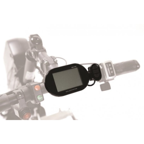 Display LCD; display di ricambio per la lettura di velocita' e autonomia residua per propulsore Tiboda.