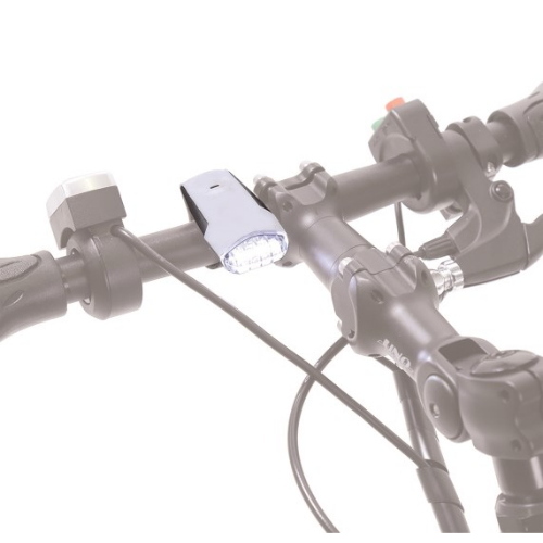 Luce anteriore LED ricaricabile con USB; luce anteriore a LED con ricarica tramite USB per propulsore Tiboda.