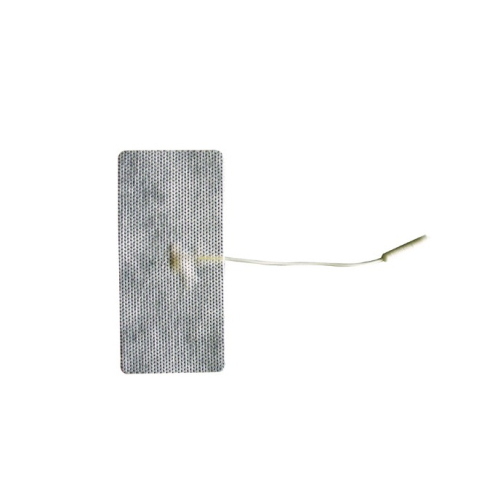 Elettrodi pregellati con filo 5x10 cm (4 pezzi). Misura 5x10 cm