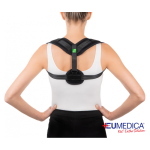 Correttore Posturale Zero Impact Eumedica - Taglia unica: aiuta a mantenere una postura corretta delle spalle, design regolabile per uomo e donna, utilizzabile in ogni momento della giornata.