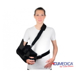 EU-Reverse Tutore abduzione spalla Eumedica - Taglia S: cuscino di sostegno per abduzione 15°, favorisce il recupero post-chirurgico. Indicato per rottura cuffia rotatori, artroprotesi di spalla.