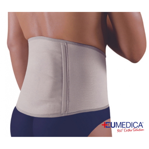Tutore Lombare PUSH Care Eumedica - Misura 1: compressione uniforme sulla regione lombare, tessuto Sympress traspirante. Indicato per disturbi lombo-sacrali cronici, sciatica, prevenzione strappi.