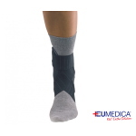 Cavigliera PUSH Aequi Ortho Eumedica - Destra - Misura 1: stabilizzazione monolaterale rigida, zona plantare flessibile. Indicata per instabilità grave, lesioni acute legamentose.