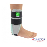 Bivalva Marathon Air Lite Eumedica - Misura unica: inserti gonfiabili regolabili per il massimo sostegno. Indicata per distorsioni 2°-3° grado, gonfiore importante, postumi di frattura malleolare.