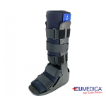 Walker Zero Impact Eumedica - Modello alto - Taglia S: aste sagomate e suola antiscivolo. Indicato per lesioni parti molli gamba, distorsioni caviglia moderate-gravi, fratture stabili.