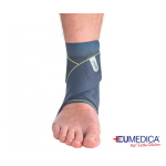 Cavigliera a 8 Push Sports Eumedica - Destra - Taglia S: fasciatura a forma di 8 per il supporto della caviglia nello sport. Indicata per prevenzione distorsioni, instabilità lieve.