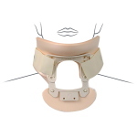 Phill Tenortho - Taglia S: Collare cervicale con foro tracheale tipo "Philadelphia". Struttura bivalva rigida in kydex e semirigida in plastazote. Atossico e ipoallergenico. Chiusure laterali a velcro. Radiotrasparente.