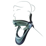 Eclipse Tenortho: Ortesi cervicale universale. Struttura rigida in materiale polimerico leggerissimo. Rivestimento in soft foam in grado di ridurre al minimo la pressione e aumentare il comfort del paziente. Regolazione semplice e precisa, traspirante.