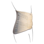 Tav Lombosacrale Tenortho - Taglia XS (circonferenza bacino: 73/83 cm) - Altezza anteriore 20 cm - Altezza posteriore 33 cm - Unisex: Busto semirigido lombosacrale. Tessuto cotone. Chiusura anteriore a velcro.