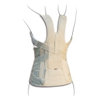 Hyda Tenortho - Taglia XS (circonferenza bacino: 73/83 cm) - Altezza anteriore 20 cm - Altezza posteriore 55 cm: Tutore dorso-lombare con busto tipo ‘taylor’. Telaio in lega d’alluminio, leggero, adattabile ed anatomico.