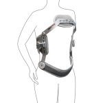 Iperex Tenortho - Taglia S (circonferenza bacino: 60/75 cm): Iperestensore a tre punti. Telaio il lega leggera d’alluminio. Regolazione montante verticale con asolatura. Imbottiture pelote con tessuto 3D DOUBLE ACTION per una traspirazione longitudinale.