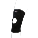 Newmesh Semplice Foro Rotuleo Tenortho - Taglia XS (33/39 cm): Ginocchiera semplice in tessuto spacer con controllo rotuleo (corta). Tessuto spacer, elastico, 100% traspirante. Foro rotuleo con rinforzo. Stecche di rinforzo laterali.