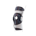 Genutonic El.Ap. Artic.F-E Corta Tenortho - Taglia XS (33/39 cm): Ginocchiera aperta con aste articolate e regolazione della flesso estensione (corta). Interno effetto velour (maggior comfort e stabilità).