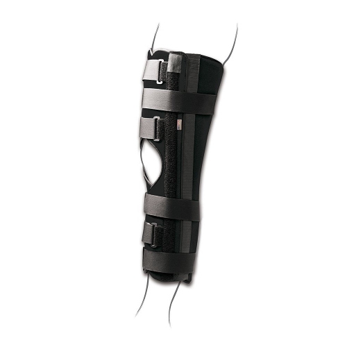 LOCKALL Tenortho: Immobilizzatore di ginocchio a tre pannelli. Leggero e confortevole. Struttura in materiale morbido espanso bifoderato. Tre pannelli regolabili e lavabili. Rivestimento interno in maglina assorbente.