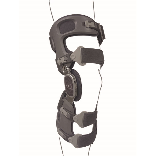 OACTIVE Tenortho - Lato DX - Destro e Sinistro: Ginocchiera per osteoartrosi. Tutore con asta singola in alluminio e struttura in plastica soft touch.