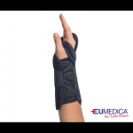 Ultra Fit Lacci modello corto Eumedica - Destra - Taglia S: versione corta 19cm, chiusura a lacci. Indicata per artrosi, tenosinoviti, distorsioni, fratture del polso. Ad esaurimento presso il fornitore.