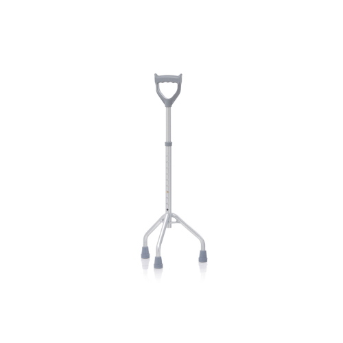Tripode con manico chiuso - Brio, portata max 130 kg, confezione da 4 pezzi, struttura interamente realizzata in alluminio anodizzato, puntali antiscivolo in gomma morbida, altezza regolabile.