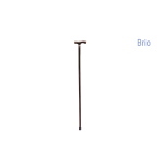 Bastone in legno di faggio, manico a T, Donna - Brio, portata max 90 kg, manico a T in legno, indicato per persone con lieve instabilità nella deambulazione che necessitano di un punto di appoggio supplementare.