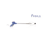 Pinza prensile in alluminio anodizzato, lunghezza 55 cm, testa orientabile in più posizioni con supporto a ventose antiscivolo per una maggiore presa, portata massima 2 kg, struttura in alluminio anodizzato leggero.
