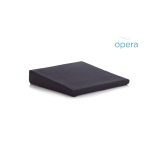 Cuscino a cuneo, L 41x41x7,5/3 cm, rivestimento in poliestere sfoderabile e lavabile. Favorisce postura seduta corretta, forma a cuneo, dimensioni: L 41 x P 41 x H 7,5/3 cm, rivestimento sfoderabile, interno in poliuretano stampato.