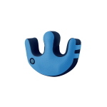 Cuscino girapaziente gonfiabile con maniglie laterali, L 49x40x15 cm, sacca in PVC medicale, rivestimento asportabile, forma semicircolare gonfiabile, dimensioni: L 49 x P 40 x H 15 cm (variabili in base alla pressione).