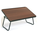 Vassoio da letto con leggio, piano reclinabile 3 posizioni, colore Marrone, L 60,5x39x24 cm, gambe pieghevoli, piano reclinabile in 3 posizioni, colore: Marrone, dimensioni unità: L 60,5 x P 39 x H 24 cm, piano in laminato antigraffio.