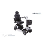Scooter elettrico smontabile pieghevole, seduta L 46 x P 41 cm. Motore 600W, velocità max 10 km/h, autonomia oltre 34 km, portata max 158 kg, sedile girevole e ribaltabile, sospensioni, cruscotto e porta USB.
