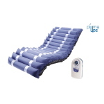 Piuma Up - Kit antidecubito a ciclo alternato con compressore regolabile: materasso a 17 elementi intercambiabili in Nylon+PVC con valvola CPR, indicato per la prevenzione e il trattamento delle piaghe da decubito fino al III stadio.