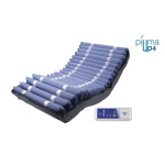 Piuma Up 4 - Kit antidecubito a ciclo alternato con compressore digitale, materasso largo 120 cm: 20 elementi in Nylon+TPU, indicato per la prevenzione e il trattamento delle piaghe da decubito fino al IV stadio.