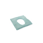 Cuscino in gel fluido di silicone con foro centrale, 42x42 cm h 4 cm, fodero in Politex amovibile.