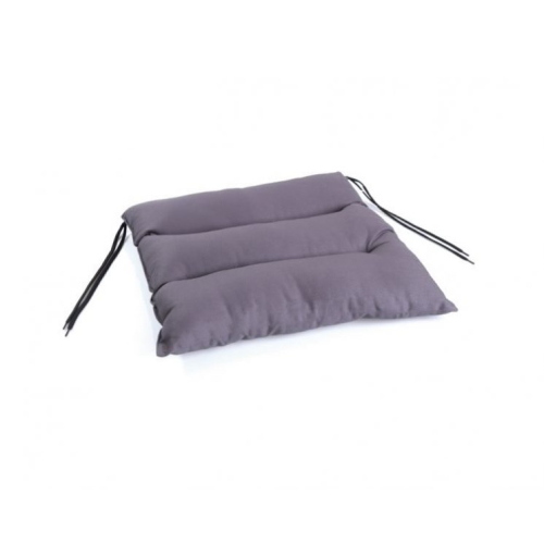 Cuscino in fibra cava siliconata 38x38 cm, rivestimento in cotone, h 10 cm.